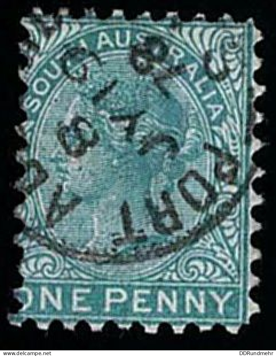 1876 Queen Victoria Michel AU-SA 48 Stamp Number AU-SA 64 Yvert Et Tellier AU-SA 36 Stanley Gibbons AU-SA 167 Used - Usati
