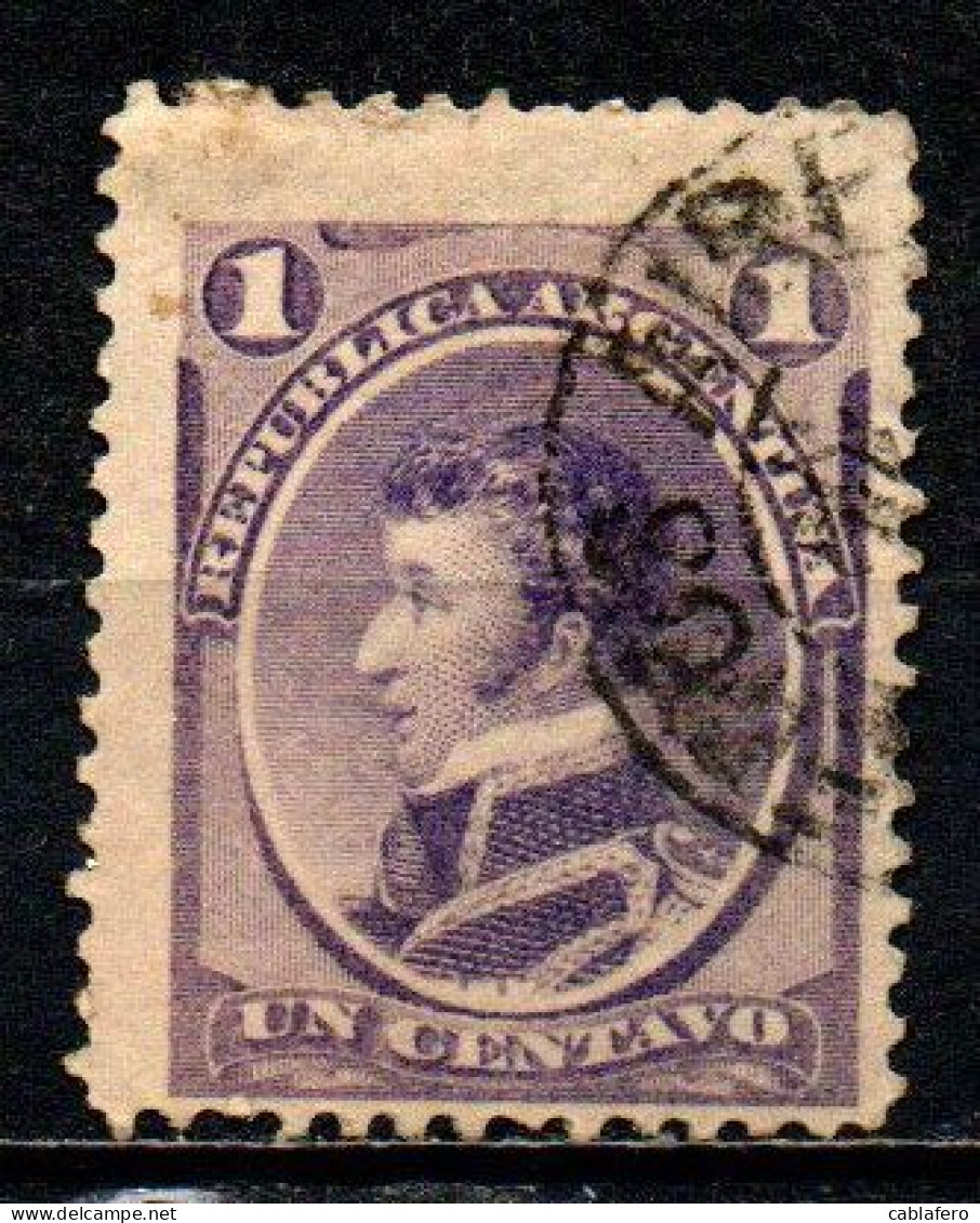 ARGENTINA - 1873 - Gen. Antonio G. Balcarce - USATO - Gebruikt