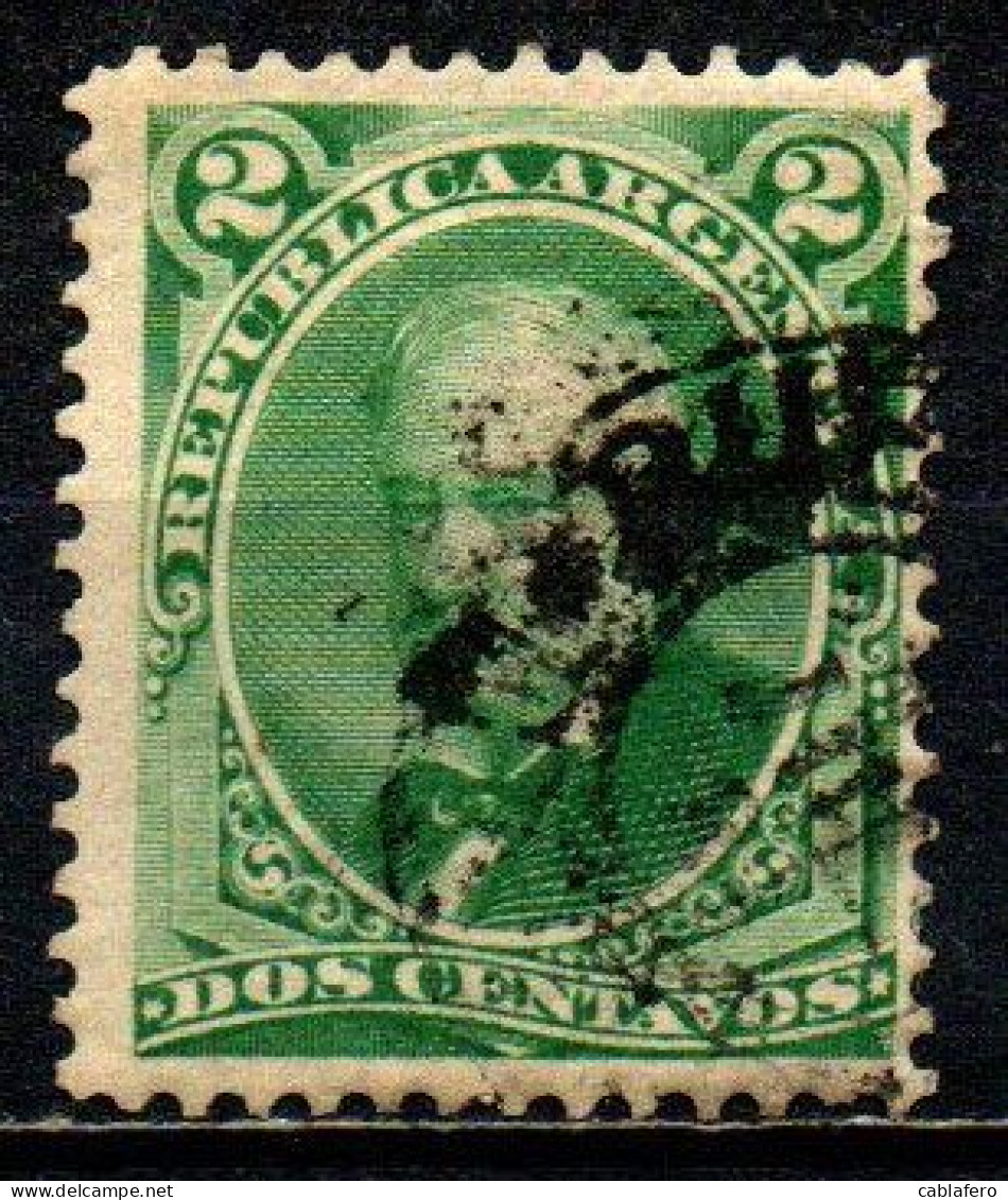 ARGENTINA - 1877 - Vicente Lopez - USATO - Used Stamps