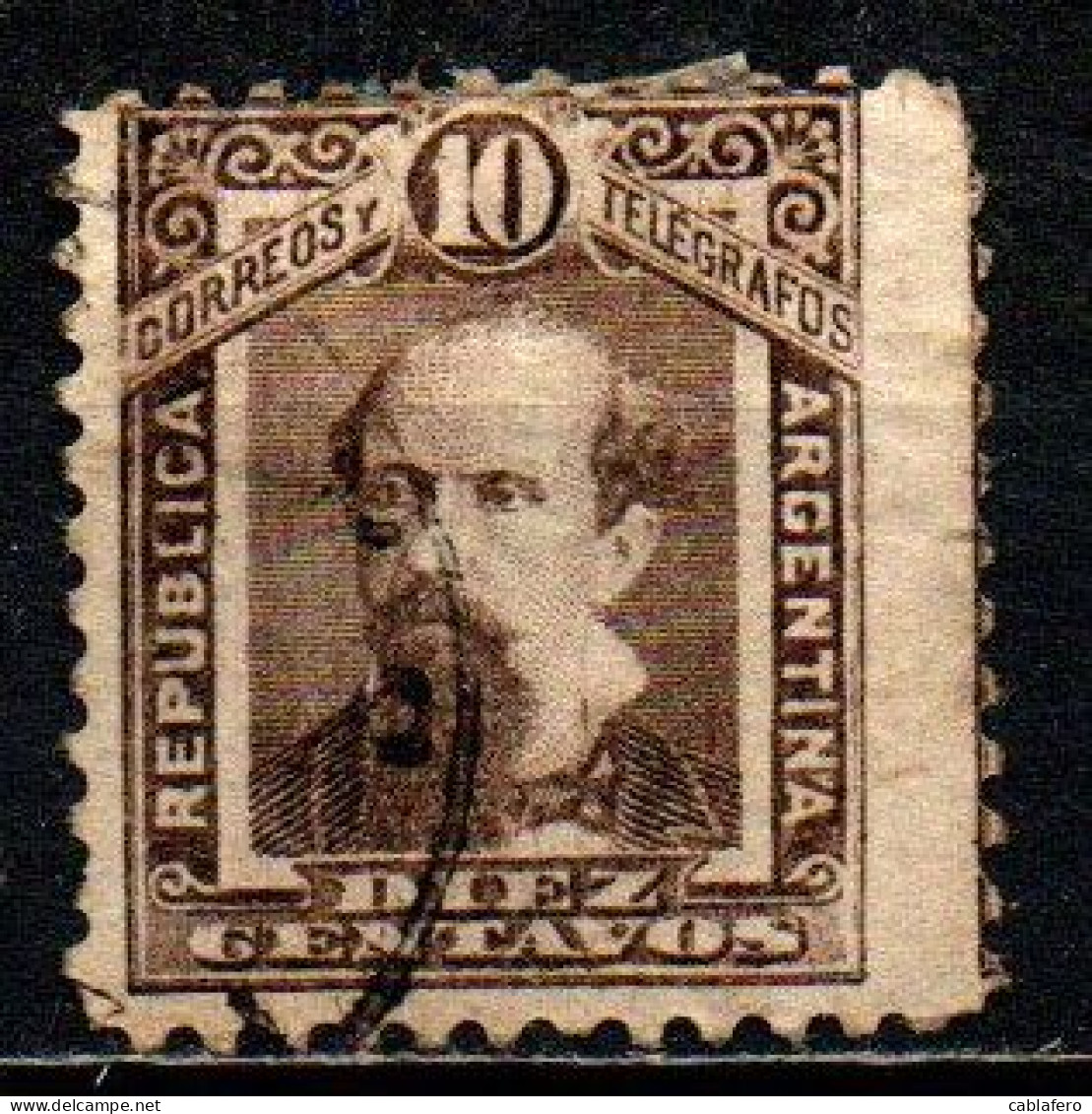 ARGENTINA - 1890 - Avellaneda - USATO - Used Stamps