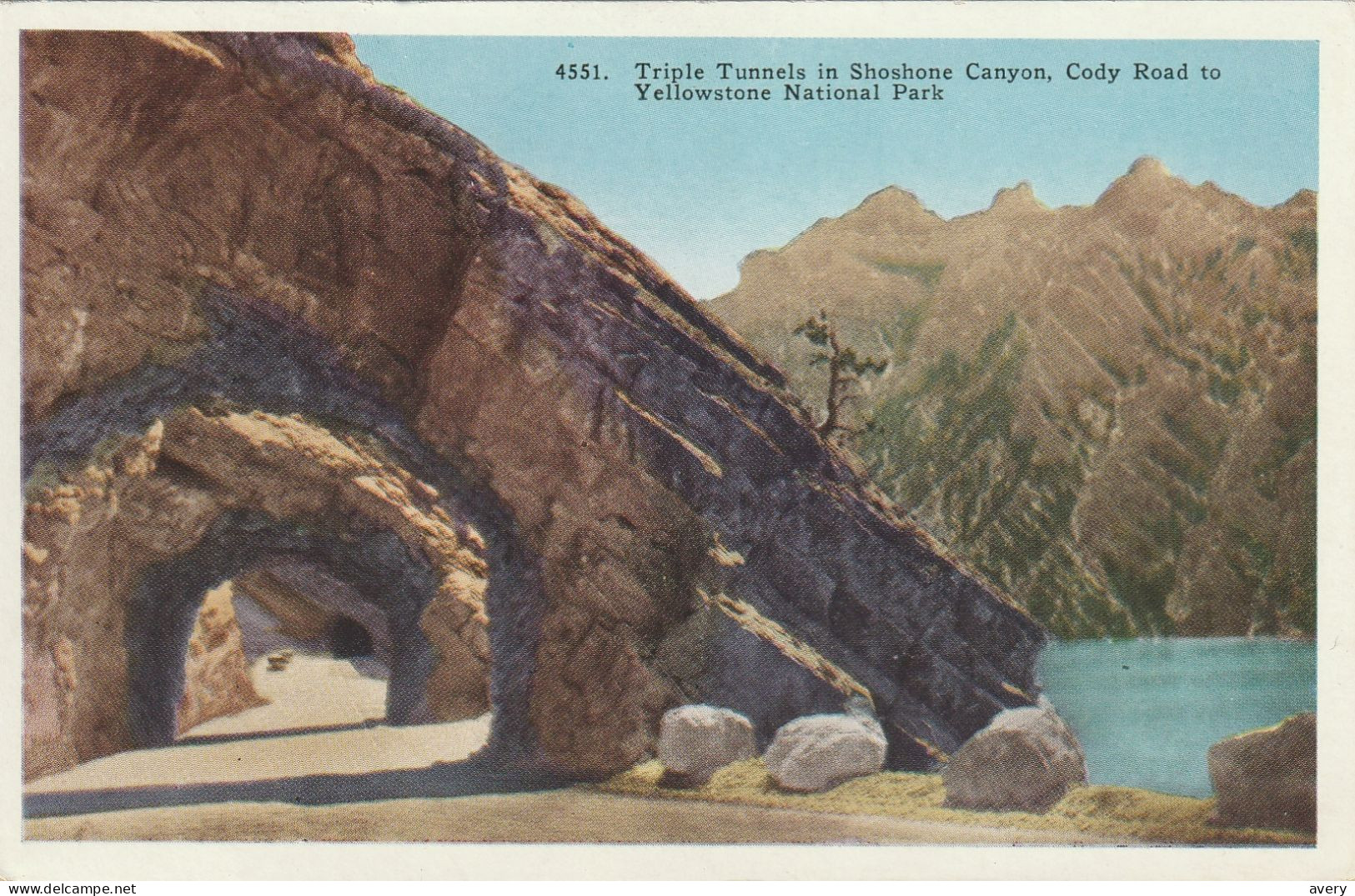 Triple Tunnels In Shoshone Canyon, Cody Road To Yellowstone National Park, Wyoming - Yellowstone