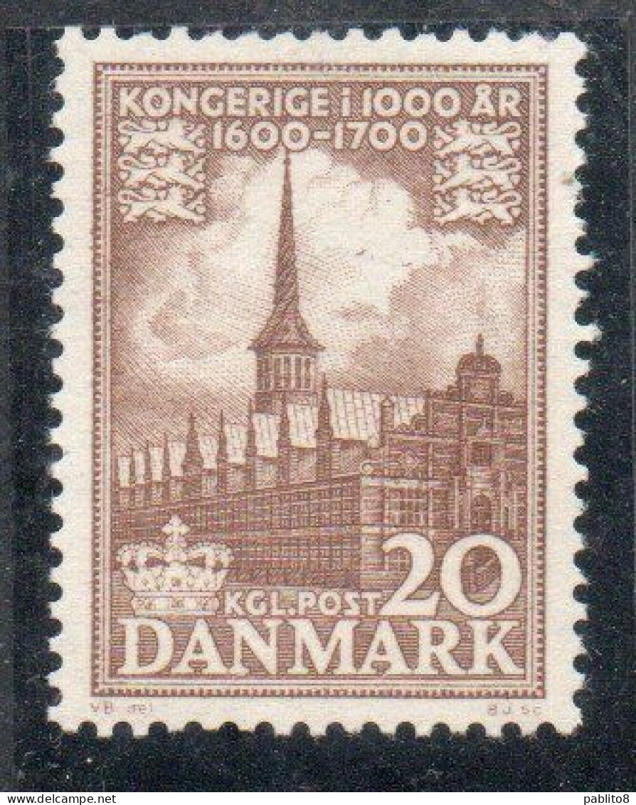 DANEMARK DANMARK DENMARK DANIMARCA 1953 1956 1955 COPENHAGEN STOCK EXCHANGE 20o MNH - Unused Stamps