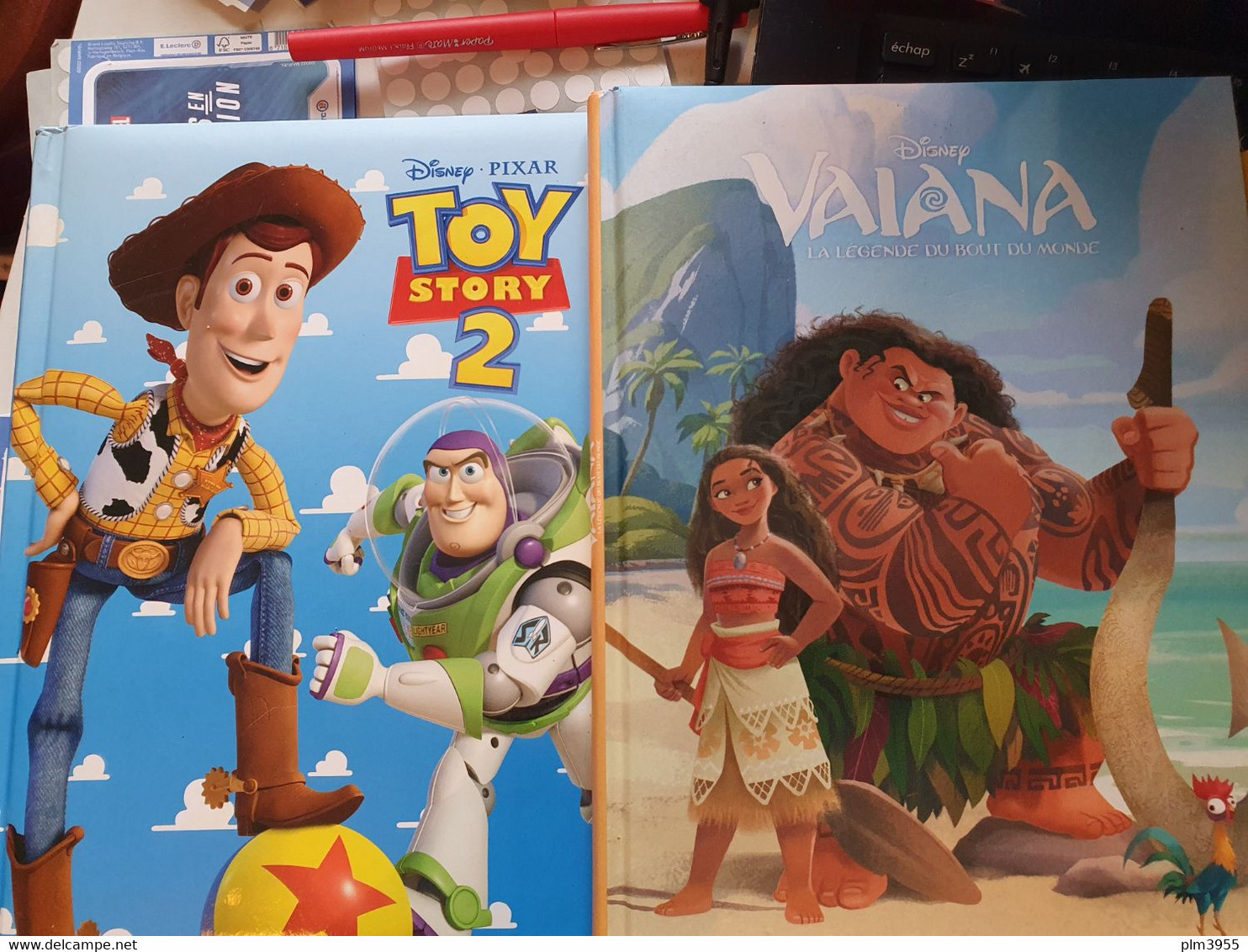 Livre   3 Livres Disney France Loisirs Toy Story 2 , VAIANA, Le Roi Lion  Matelassé 96 Pages - Disney