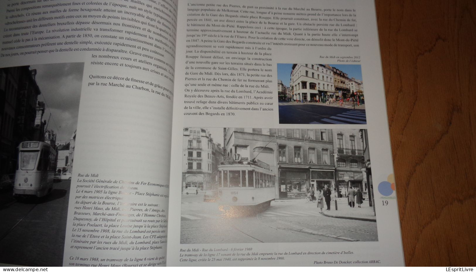 BRUXELLES Souvenirs de Nos Rues et de Nos Tramways Volume 1 Régionalisme Tramway Tram SNCV STIB Architecture Quartier