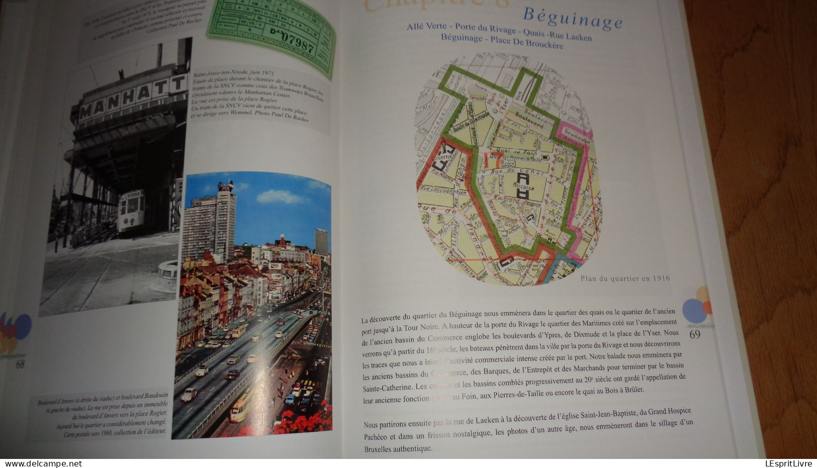 BRUXELLES Souvenirs de Nos Rues et de Nos Tramways Volume 2 Régionalisme Tramway Tram SNCV STIB Architecture Quartier