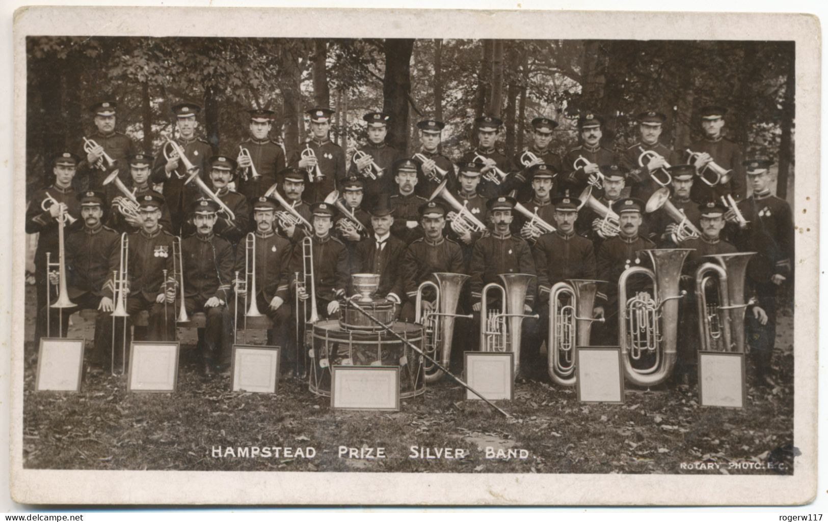 Hampstead Prize Silver Band, 1912 Postcard - Stoke-on-Trent