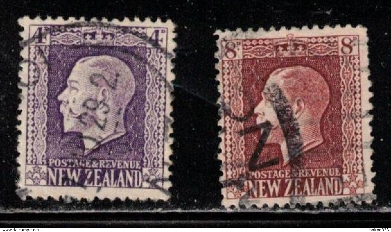 NEW ZEALAND Scott # 151, 157 Used - KGV - Used Stamps