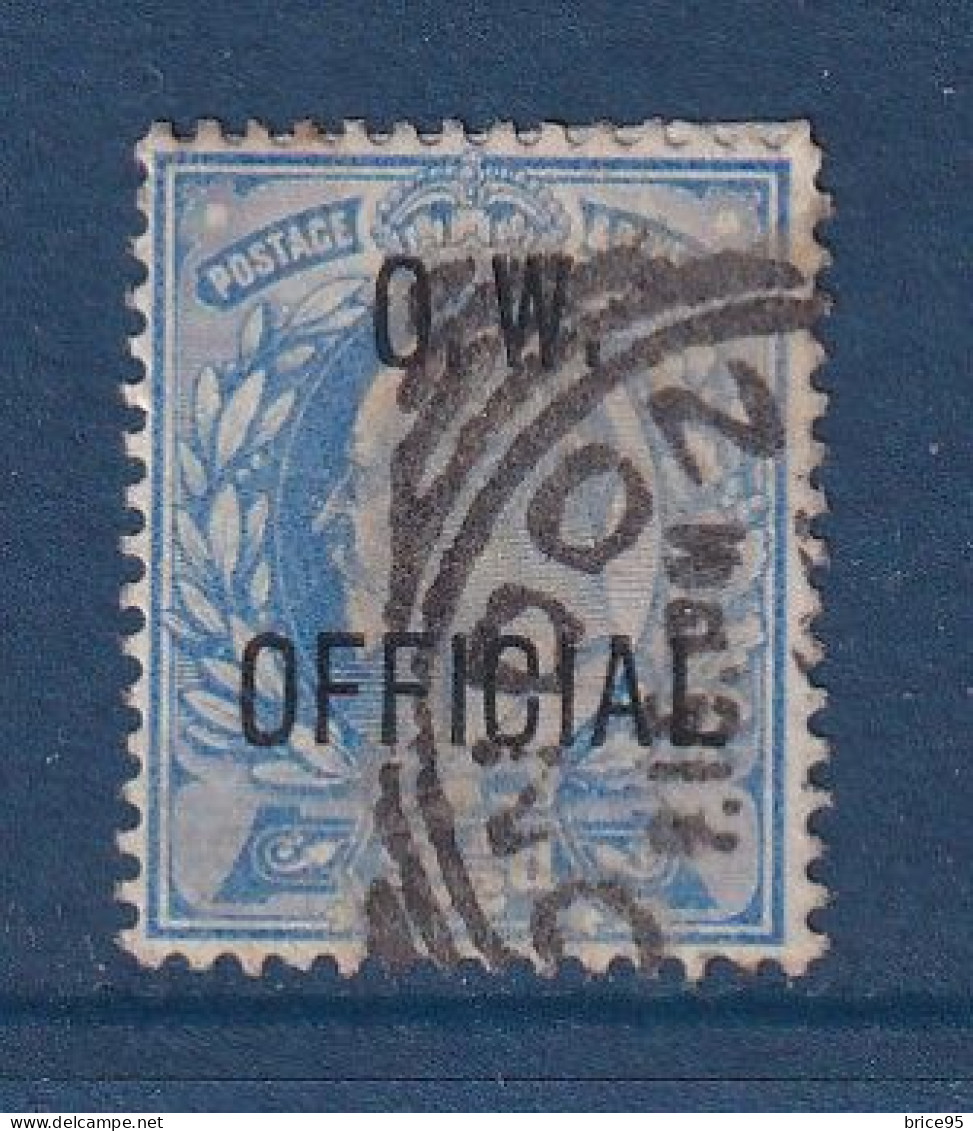 Grande Bretagne - Service - YT N° 58 - Oblitéré - 1902 à 1903 - Dienstzegels