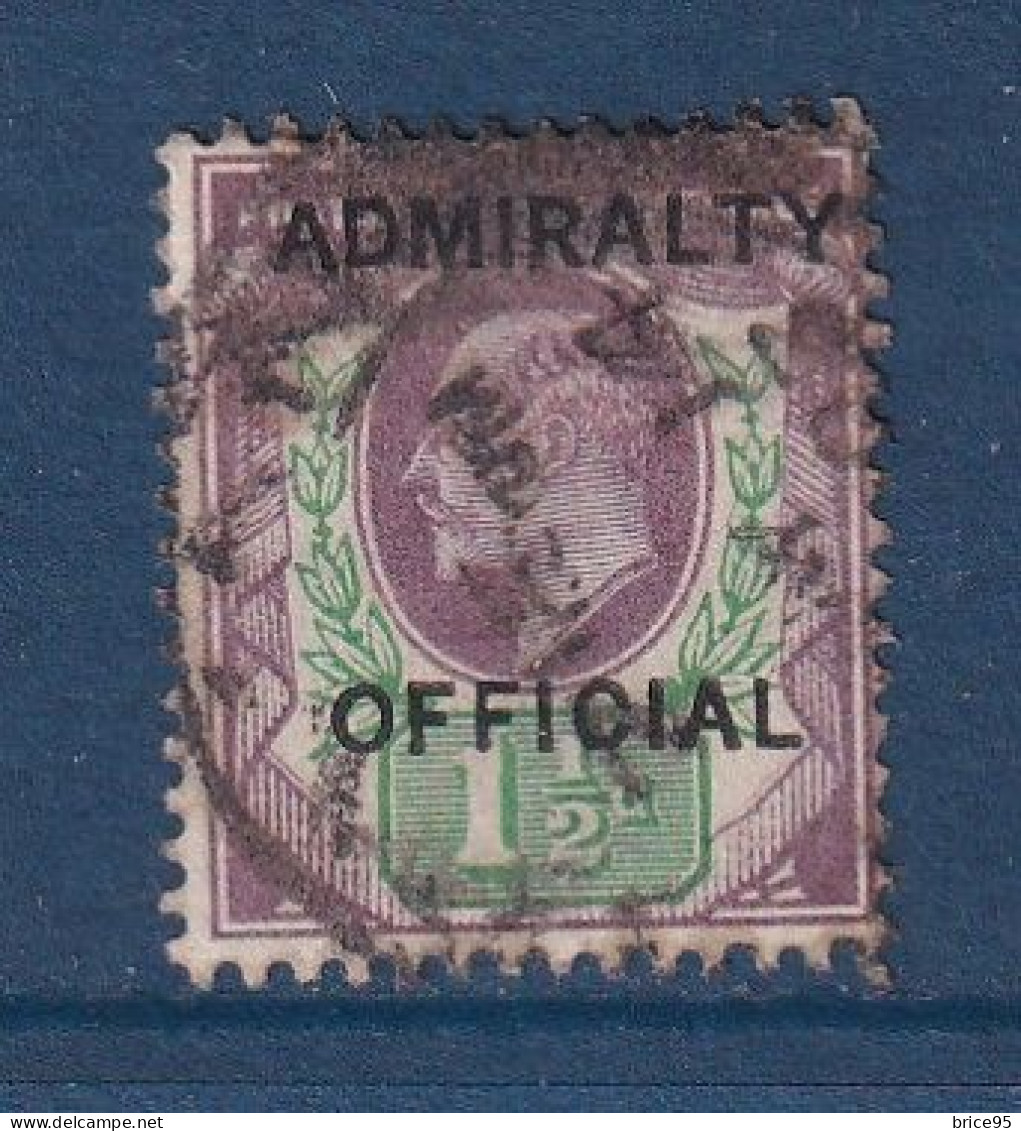 Grande Bretagne - Service - YT N° 63 - Oblitéré - 1903 - Dienstmarken