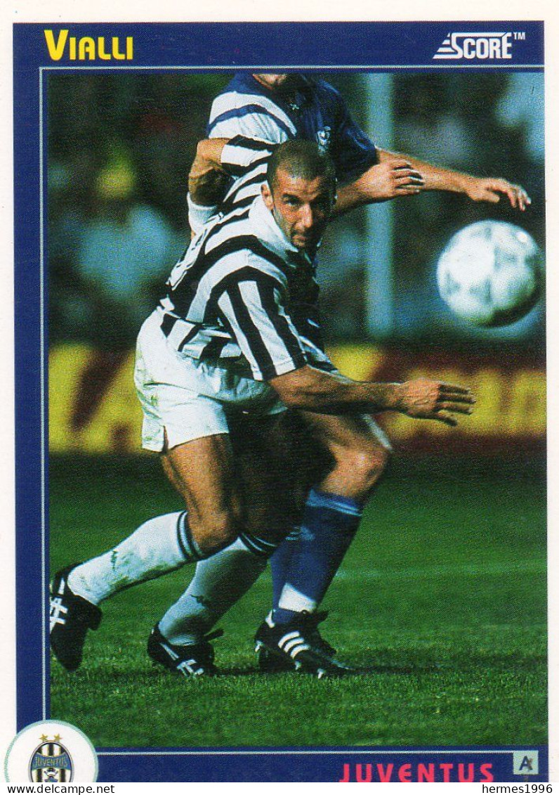 FIGURINA   SCORE  92    JUVENTUS    GIANLUCA  VIALLI - Trading Cards