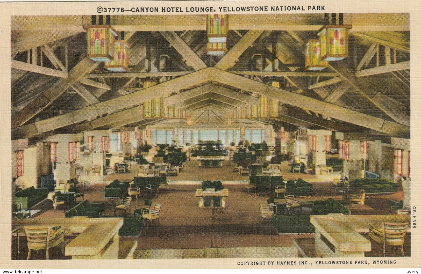 Canyon Hotel Lounge, Yellowstone National Park, Wyoming - Yellowstone