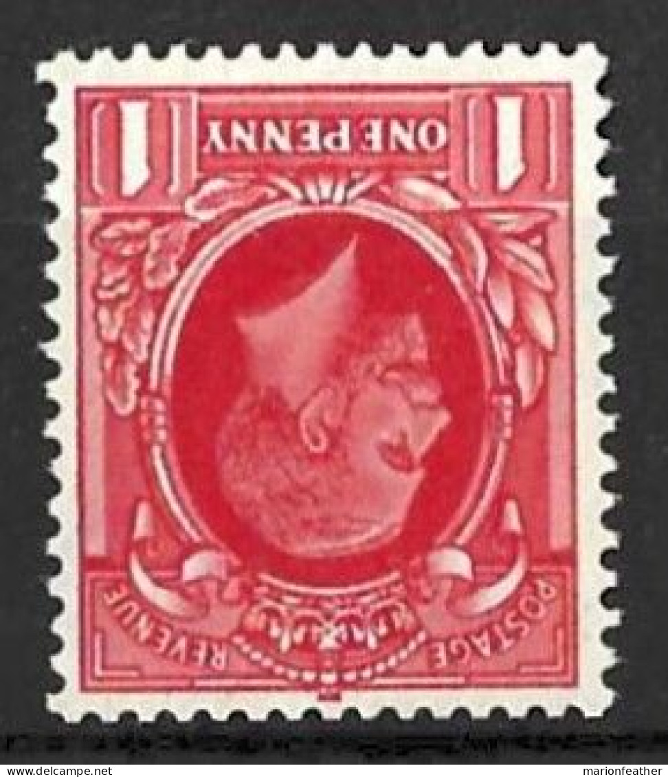 GB......KING GEORGE V..(1910-36.)....." 1934.."....1d........SG440......WATERMARK INVERTED......MH.. - Neufs