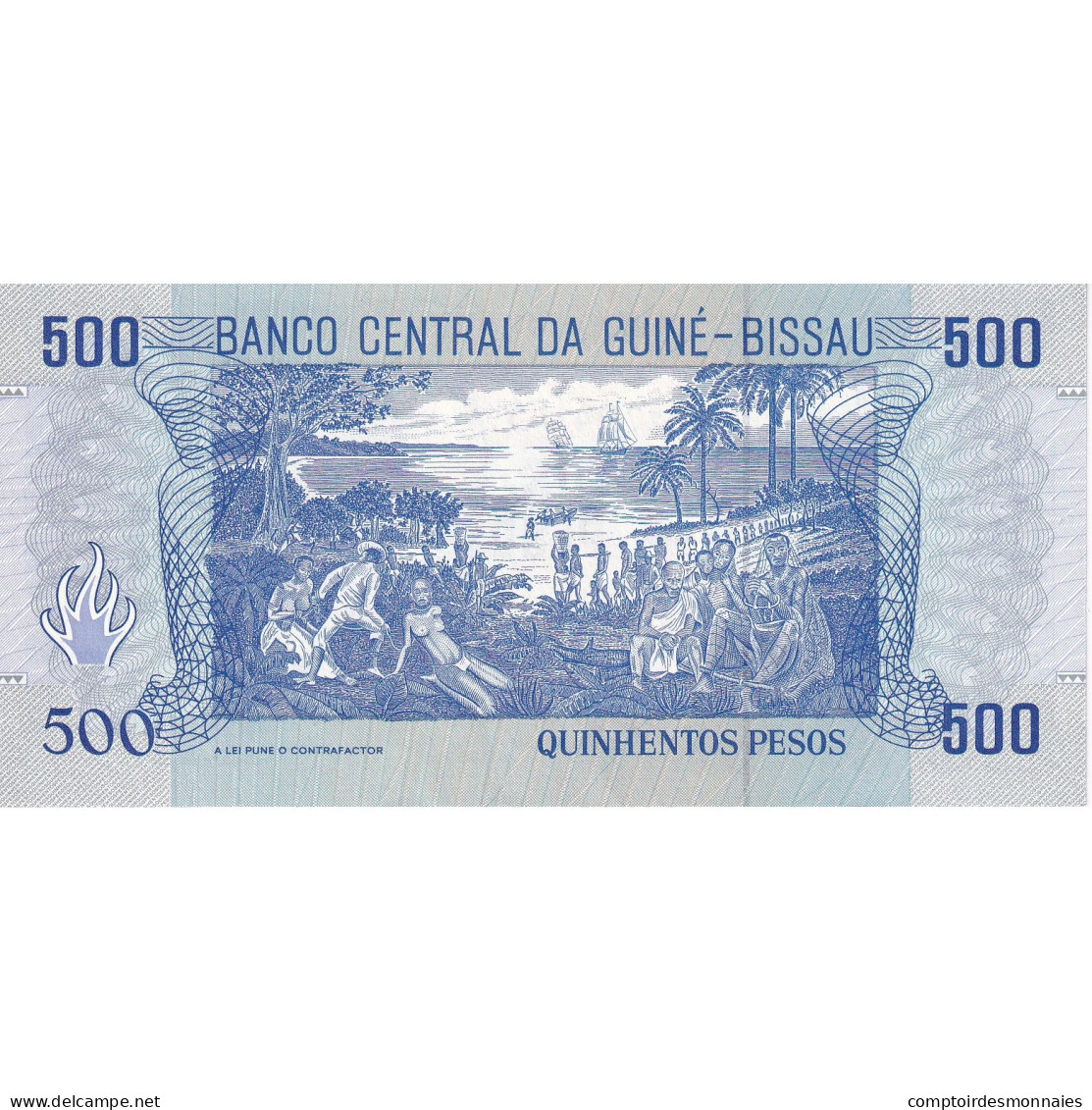 Guinée-Bissau, 500 Pesos, 1990, 1990-03-01, KM:12, NEUF - Guinee-Bissau