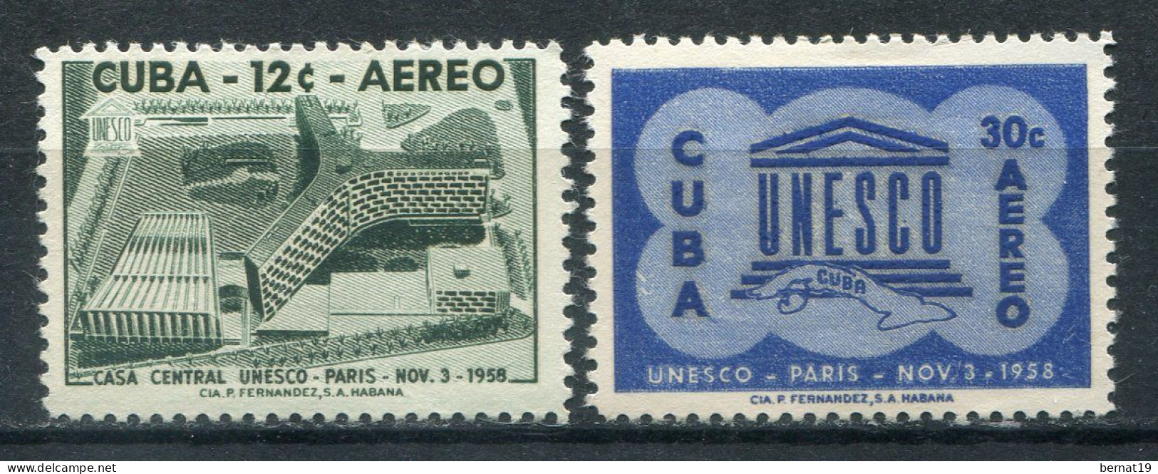 Cuba 1958. Yvert A193-94 * MH. - Ungebraucht