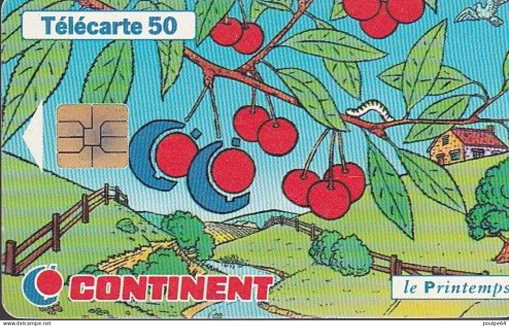 F832  03/1998 - CONTINENT " Printemps " - 50 SO3 - 1998