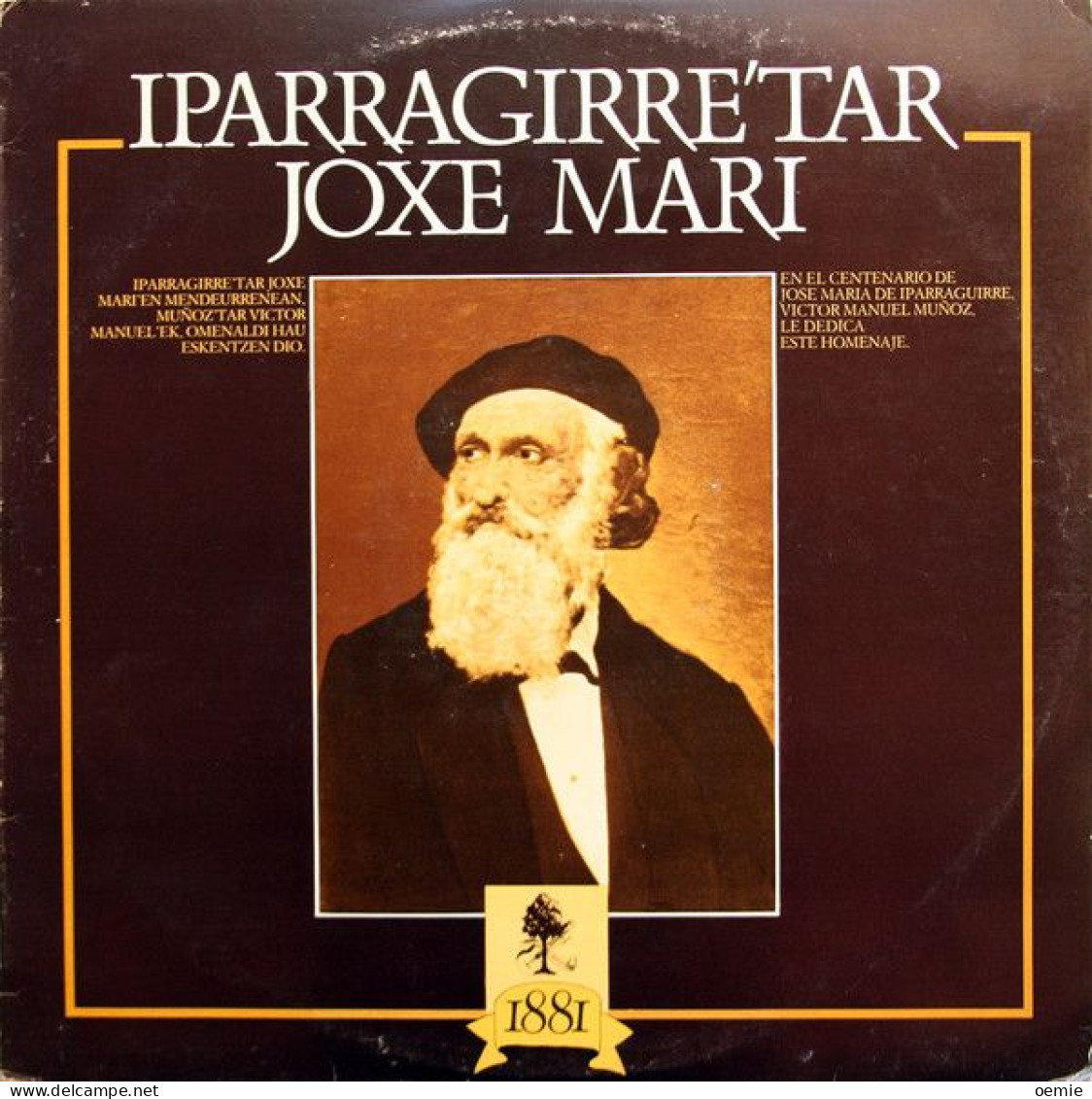 VICTOR MANUEL MUNOZ  / IPARRAGIRRE'TAR  JOXE MARI - Sonstige - Spanische Musik