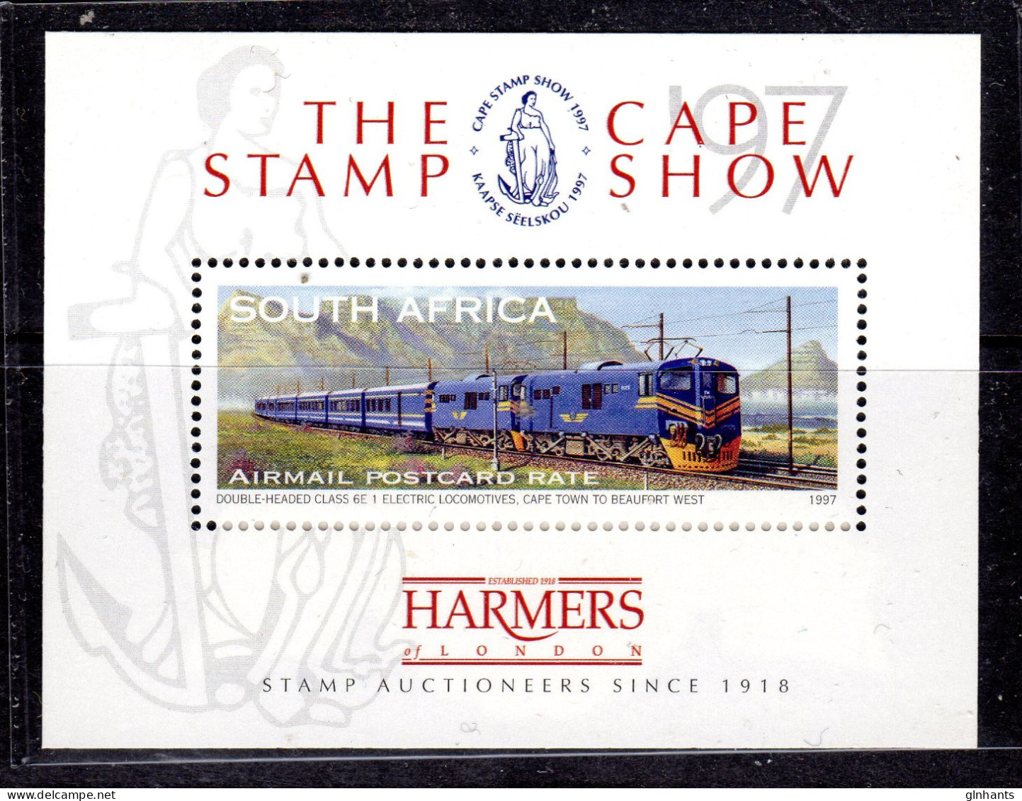 SOUTH AFRICA - 1997 CAPE STAMP SHOW SOUVENIR FINE MNH ** - Unused Stamps