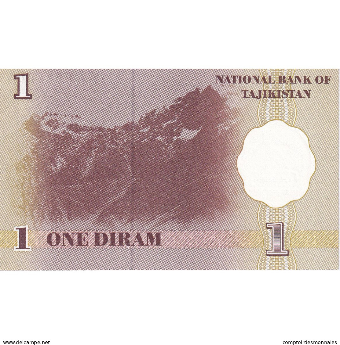 Tadjikistan, 1 Diram, 1999, KM:10a, NEUF - Tagikistan