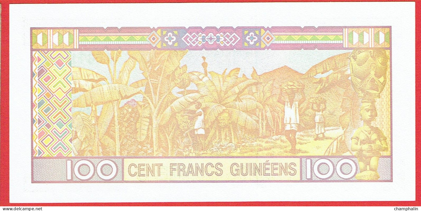 Guinée-Conakry - République De Guinée - Billet De 100 Francs - 2012 - P35b - Neuf - Guinée