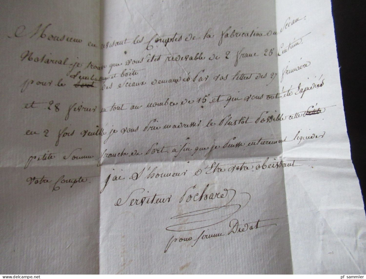 Frankreich Vorphila Paris 16 Beleg ab 1792 (Zeit der französischen Revolution) - 1820er Jahre / alle mit Inhalt!