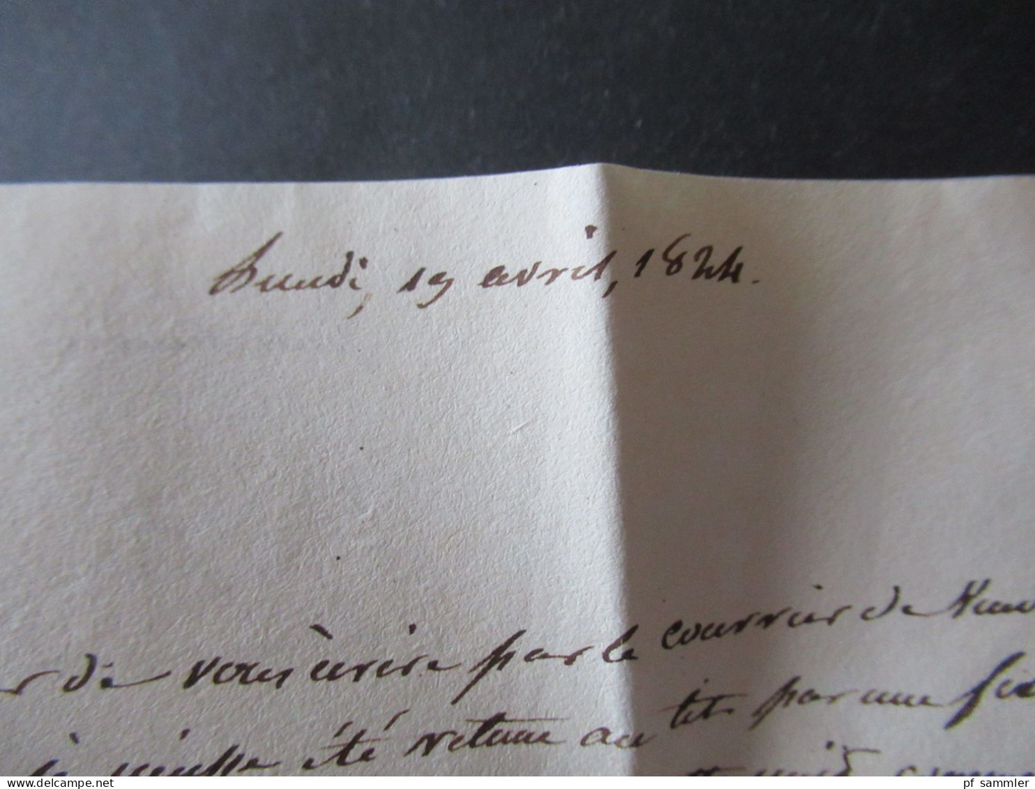 Frankreich Vorphila Paris 16 Beleg ab 1792 (Zeit der französischen Revolution) - 1820er Jahre / alle mit Inhalt!