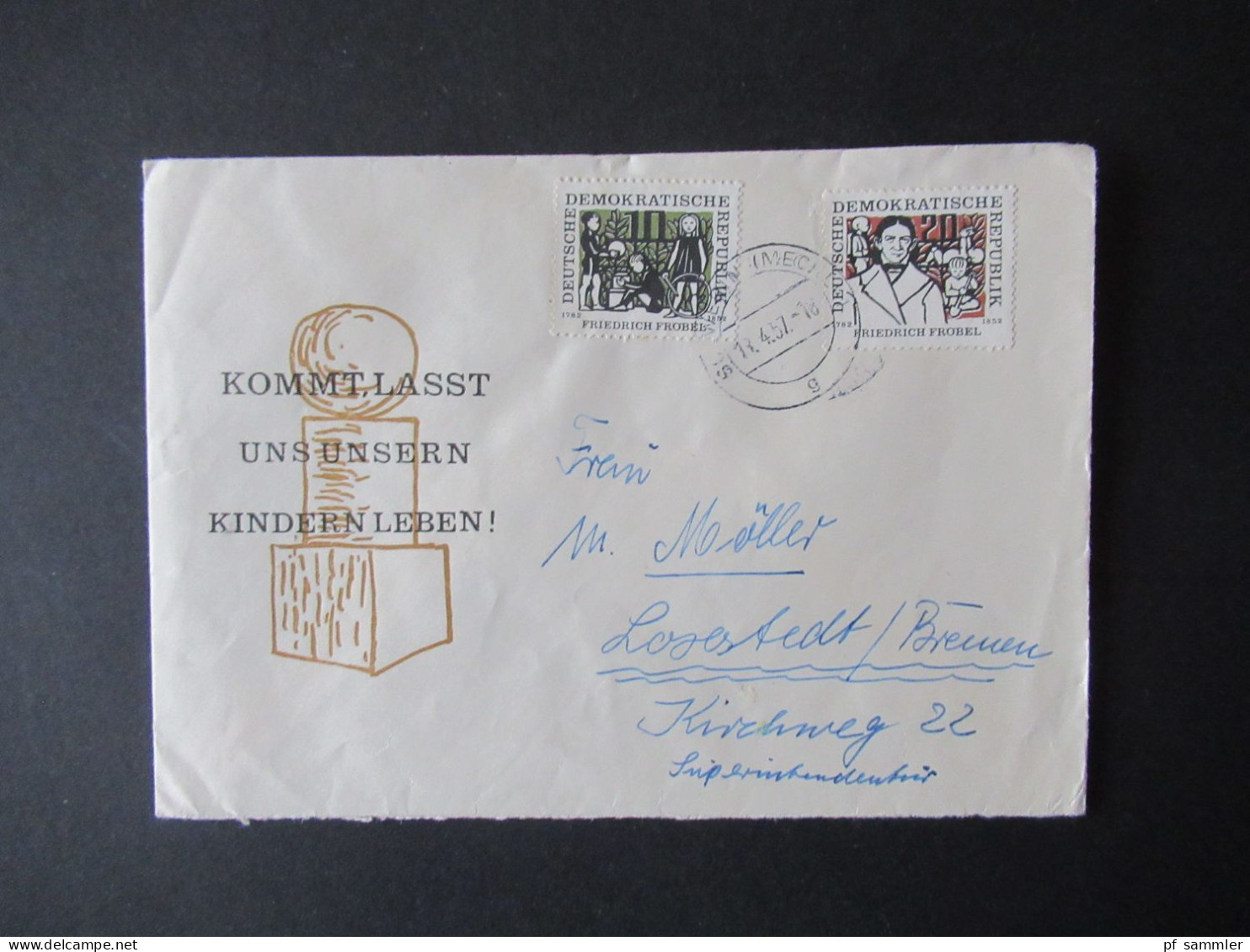 DDR 1950er Jahre FDC Posten / fast nur echt gelaufene Belege! Insgesamt 30 Belege / ab 1956