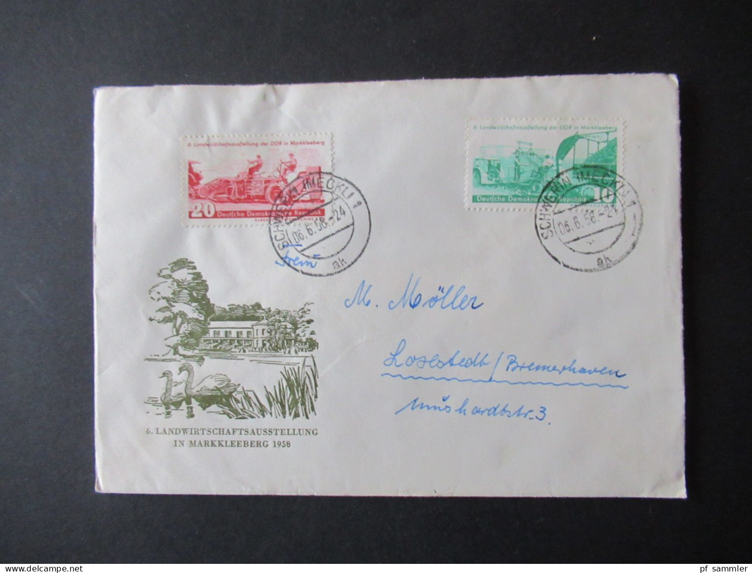 DDR 1950er Jahre FDC Posten / fast nur echt gelaufene Belege! Insgesamt 30 Belege / ab 1956