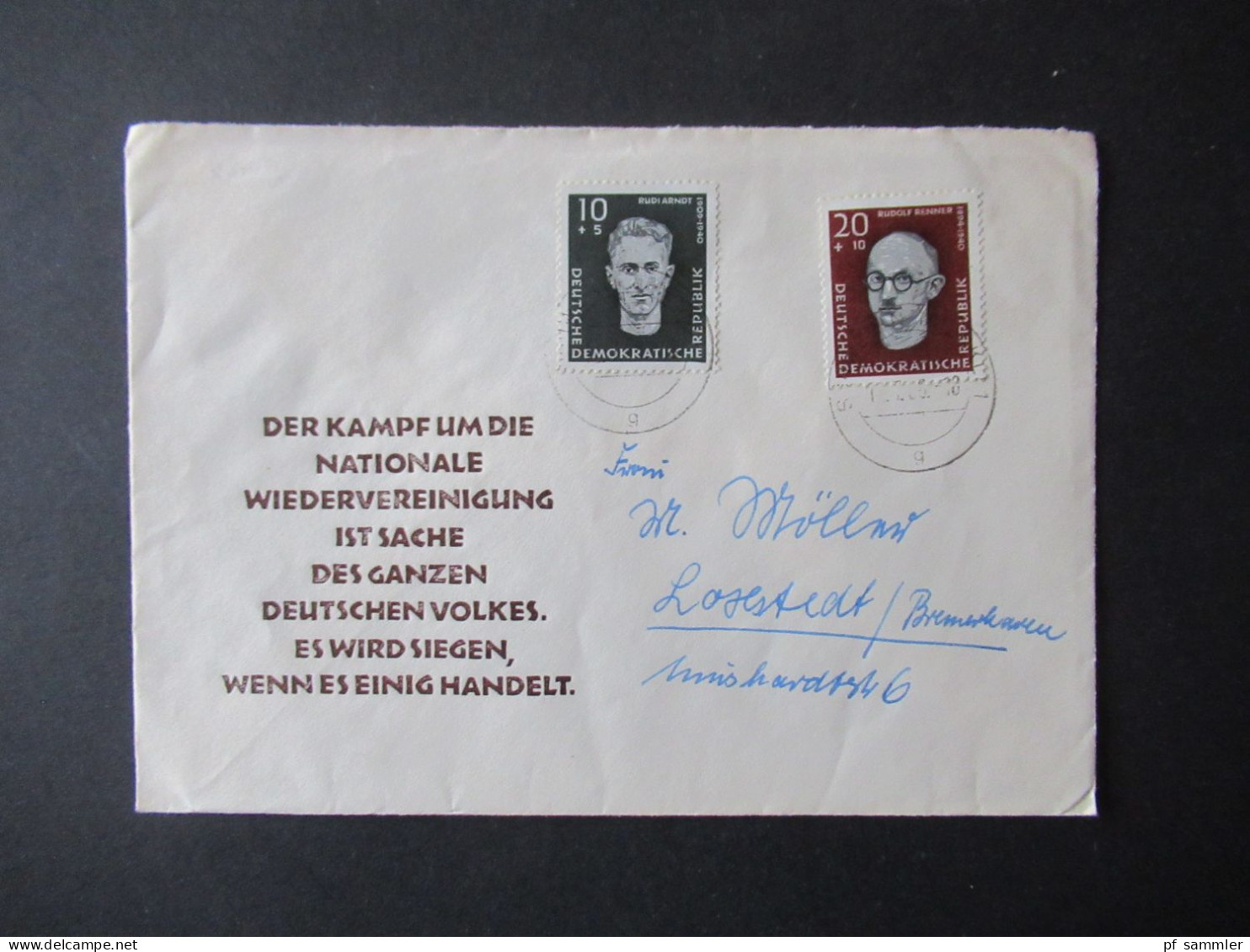 DDR 1950er Jahre FDC Posten / fast nur echt gelaufene Belege! Insgesamt 30 Belege / ab 1956