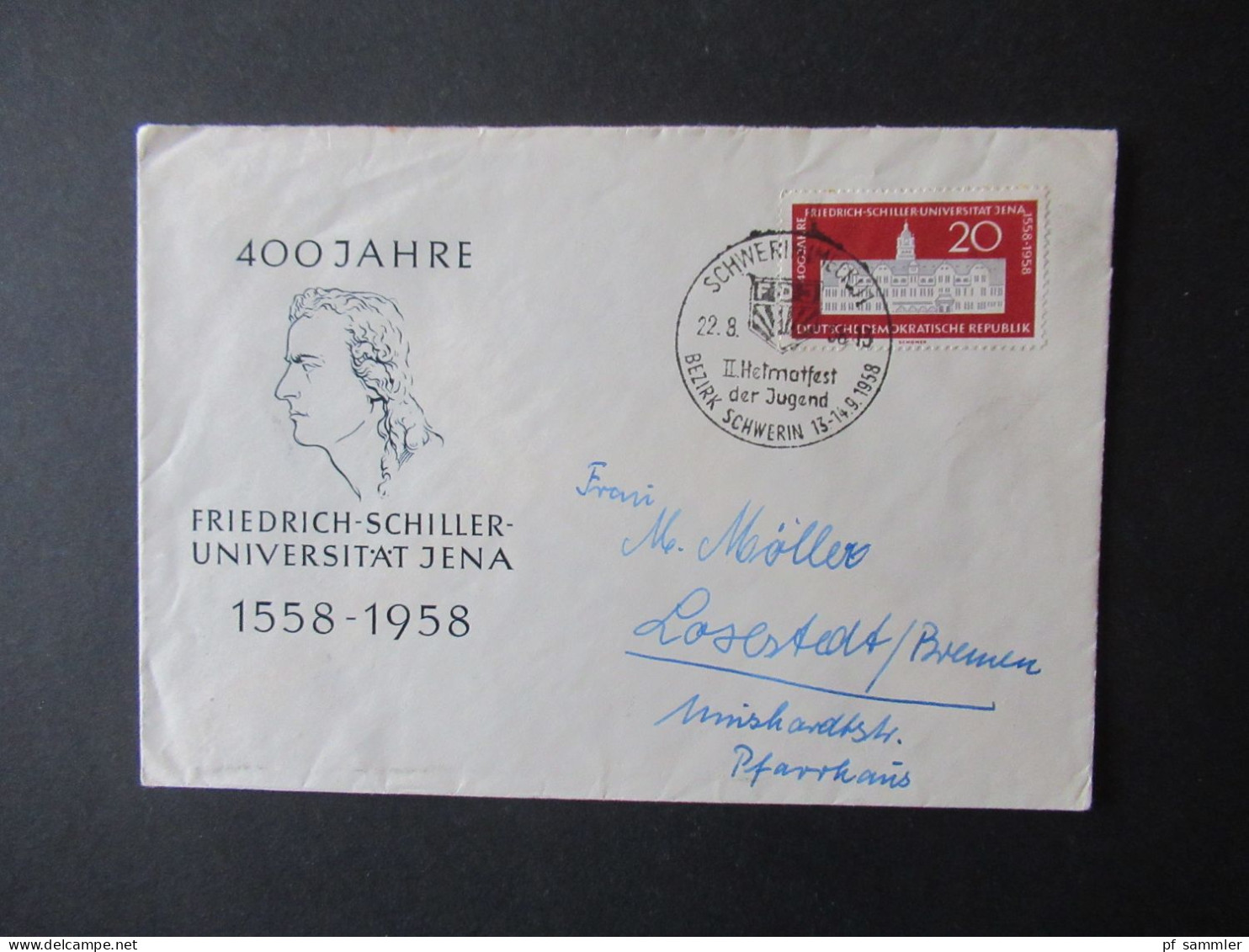 DDR 1950er Jahre FDC Posten / fast nur echt gelaufene Belege! Insgesamt 30 Belege / ab 1956