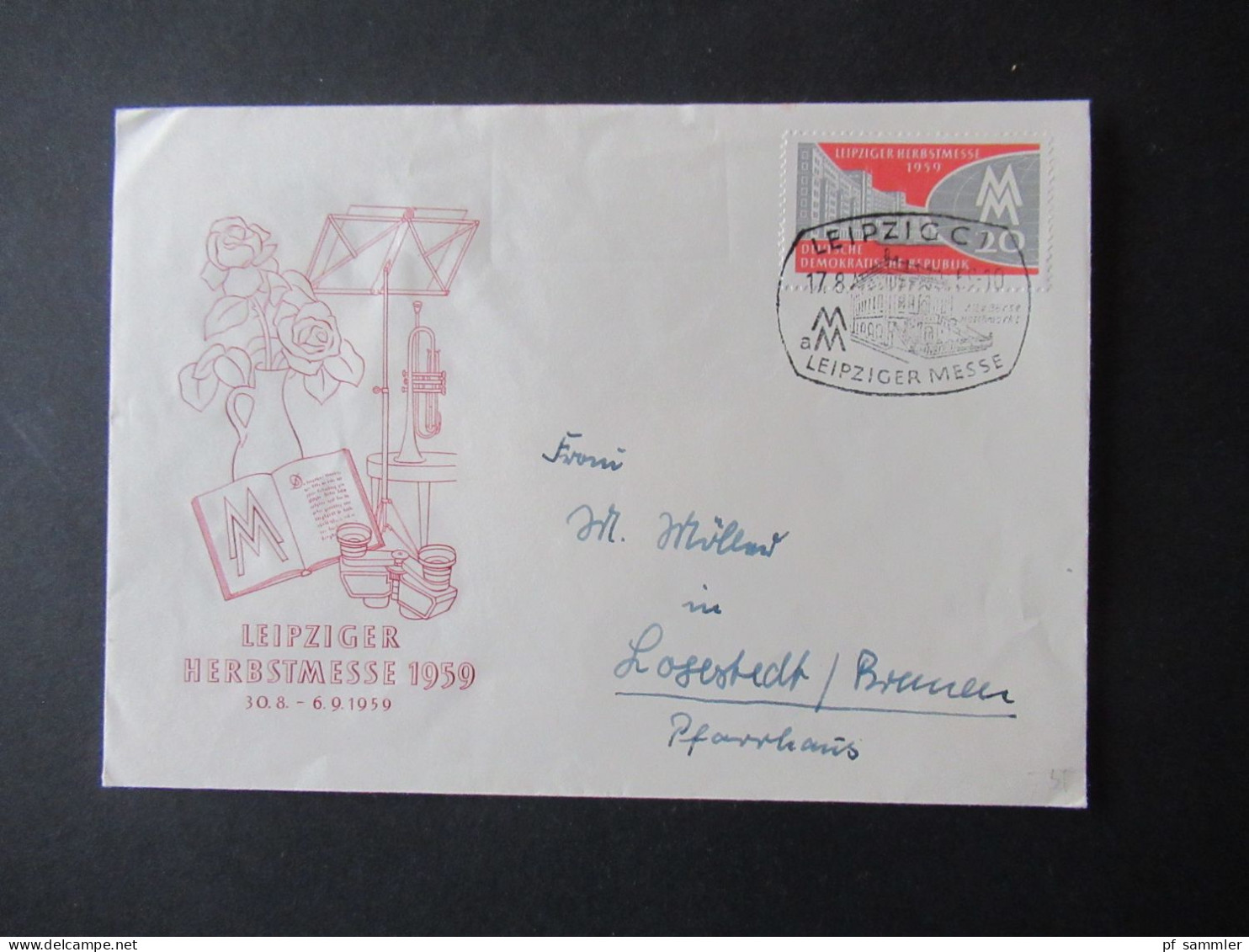 DDR 1950er Jahre FDC Posten / fast nur echt gelaufene Belege! Insgesamt 30 Belege / ab 1956