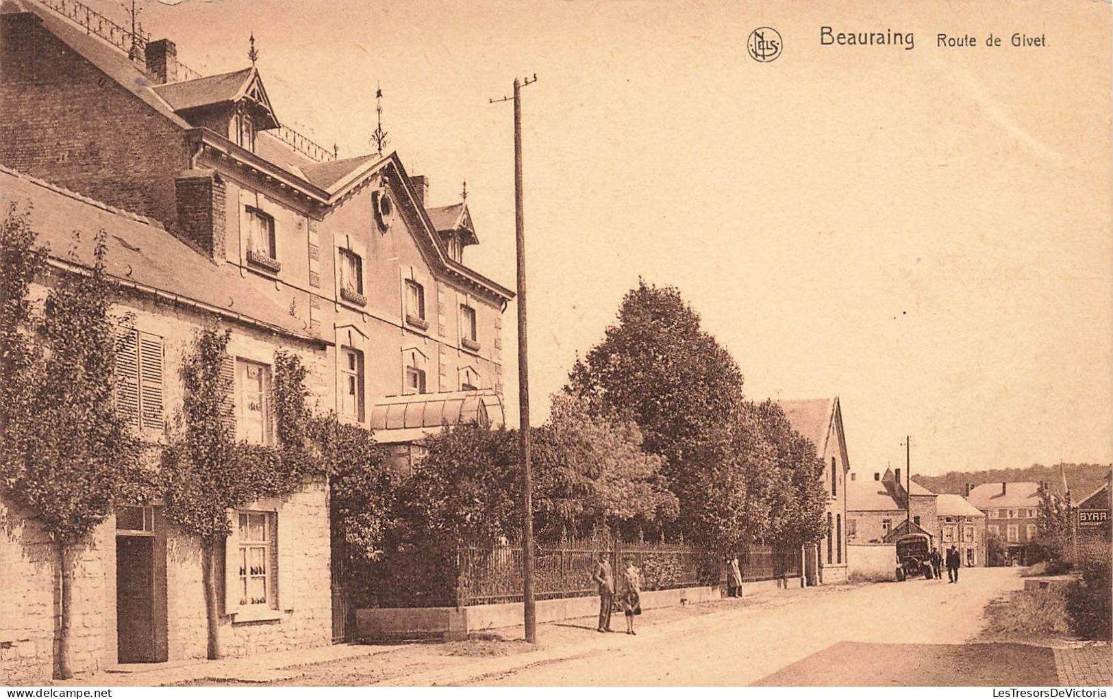 BELGIQUE - Beauraing - La Route De Givet - Carte Postale Ancienne - Beauraing