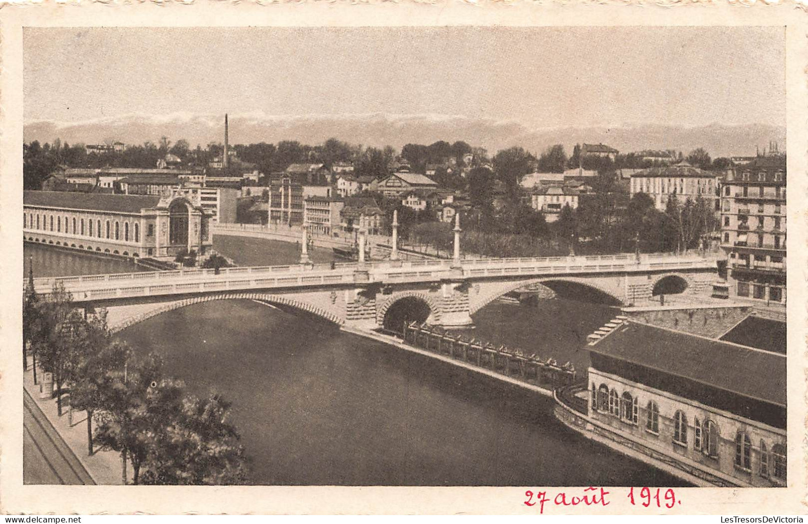 SUISSE - Genève - Pont De La Coulouvrenière Et Forces Motrices - Carte Postale Ancienne - Genève