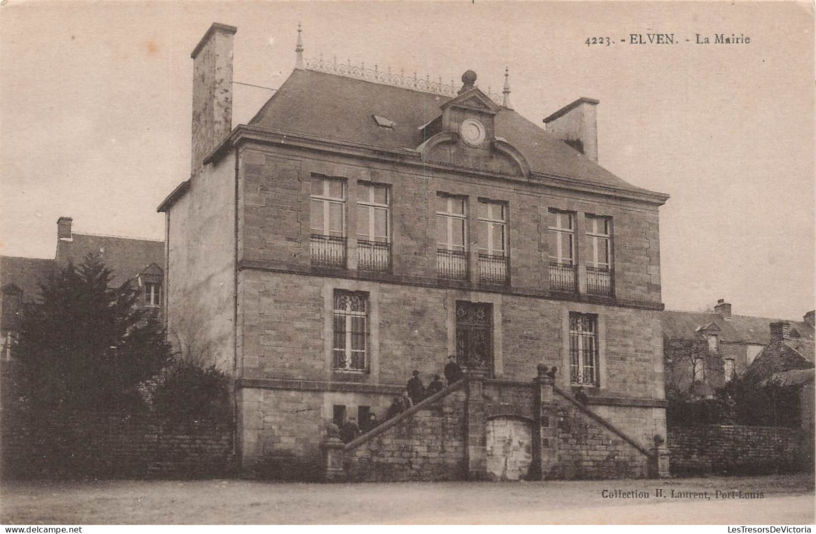 FRANCE - Elven - Vue Générale De La Mairie - Carte Postale Ancienne - Elven