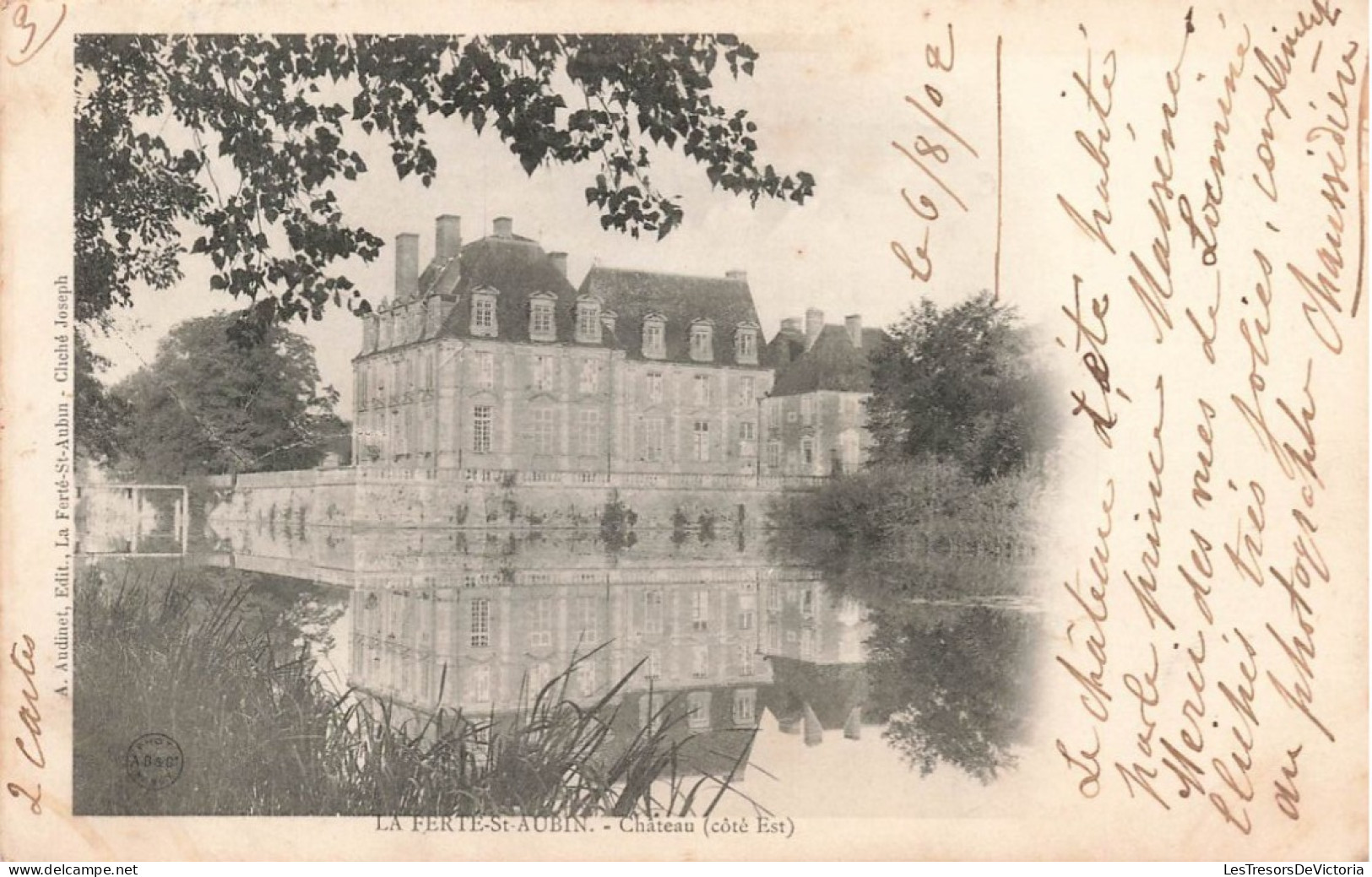 FRANCE - La Ferté-Saint-Aubin - Château - Côté Est - A. Audinet - Cliché Joseph - Carte Postale Ancienne - La Ferte Saint Aubin