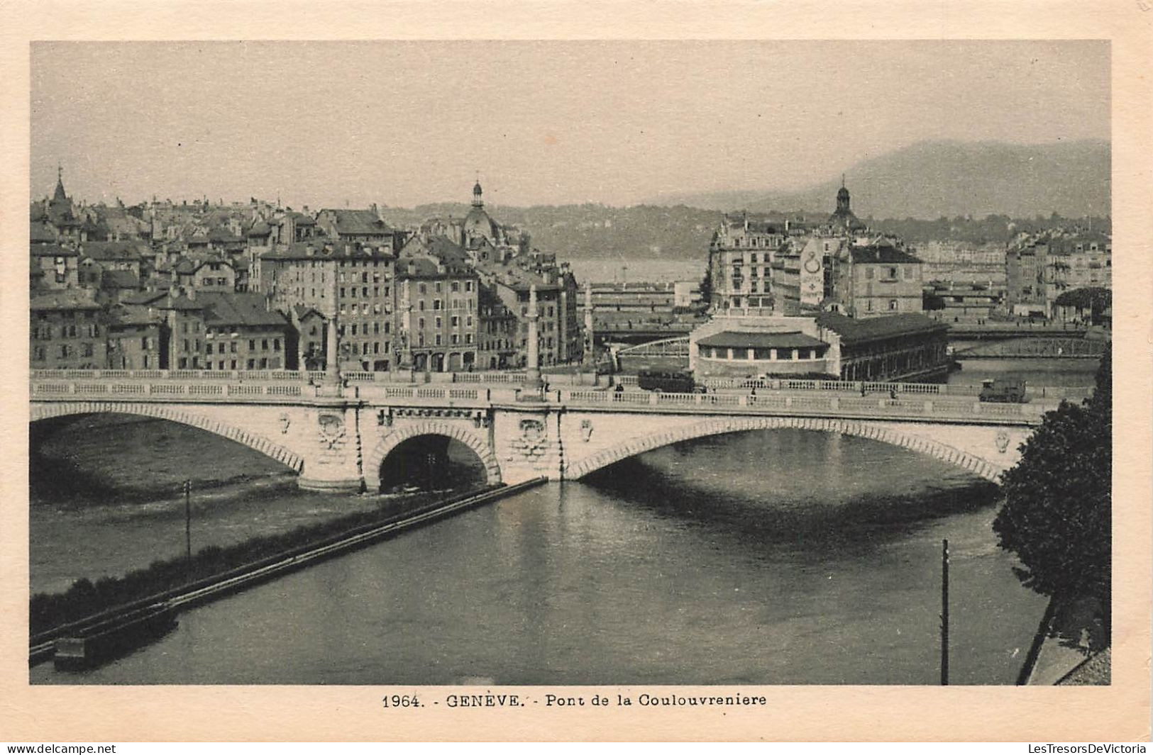 SUISSE - Genève -Pont De La Coulouvreniere - Carte Postale Ancienne - Genève