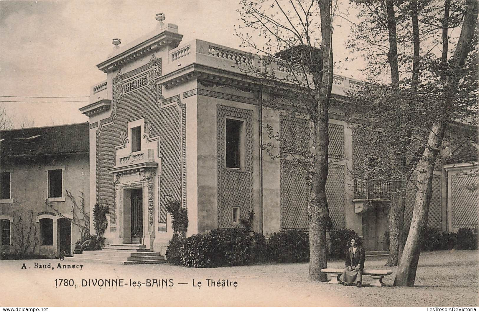 FRANCE - Divonne Les Bains - Le Théâtre - Carte Postale Ancienne - Divonne Les Bains