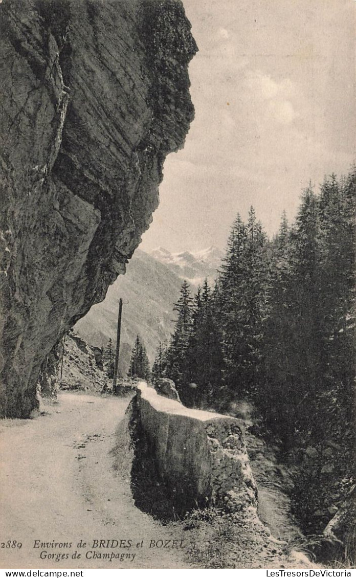 FRANCE - Environs De Brides Et Bozel - Gorges De Champagny - Carte Postale Ancienne - Bozel