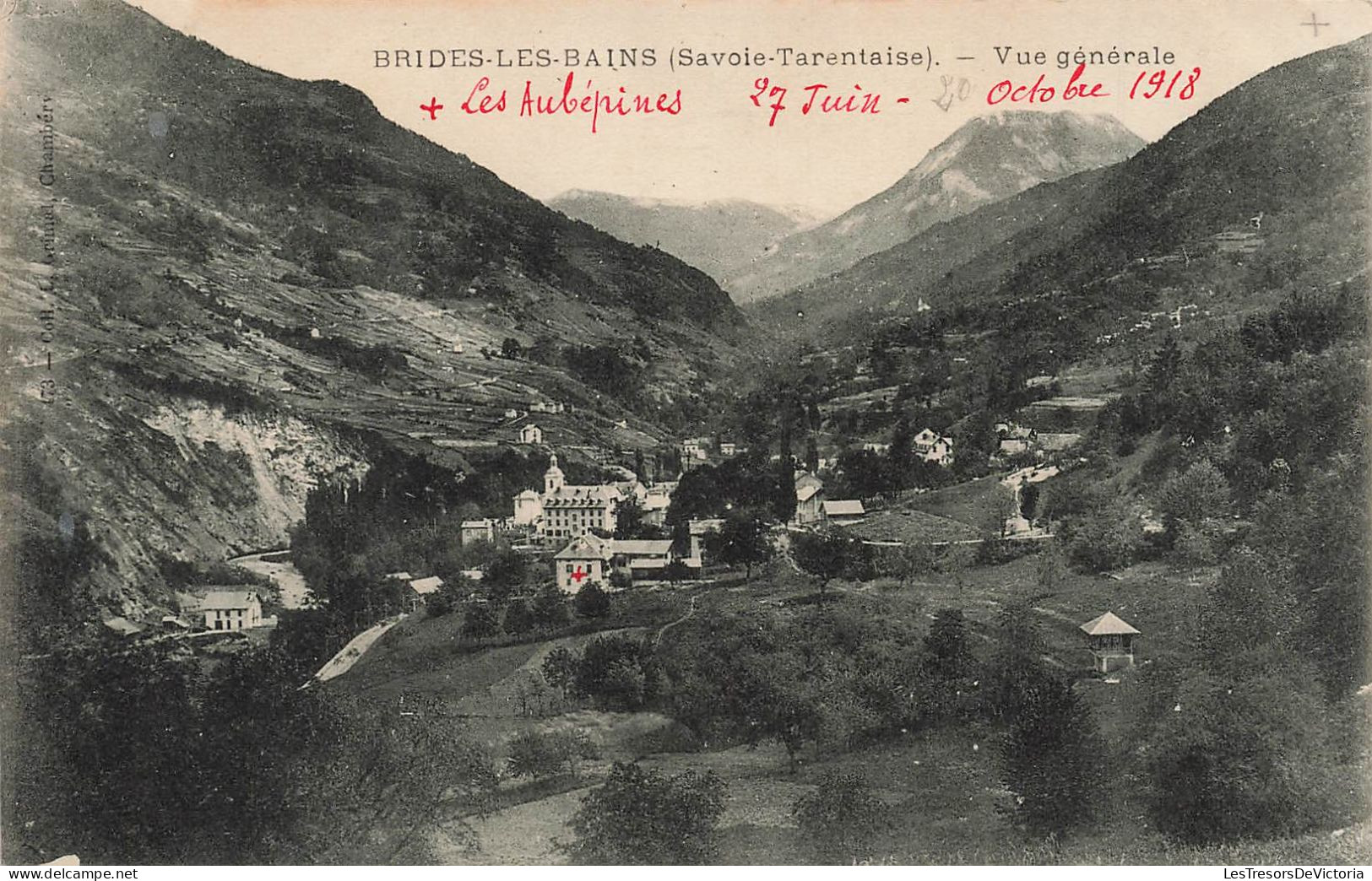 FRANCE - Brides Les Bains (Savoie Tarentaise) - Vue Générale - Carte Postale Ancienne - Brides Les Bains