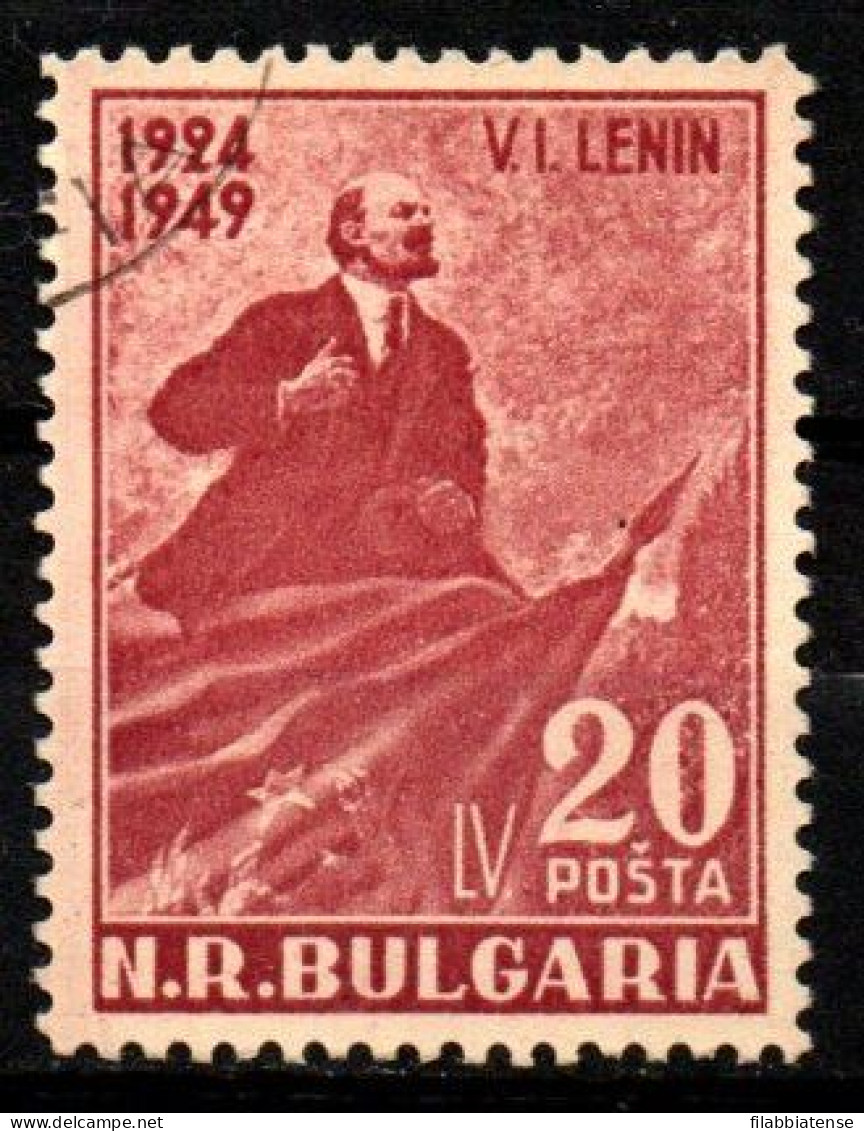 1949 - Bulgaria 609 Morte Di Lenin   ------ - Gebraucht