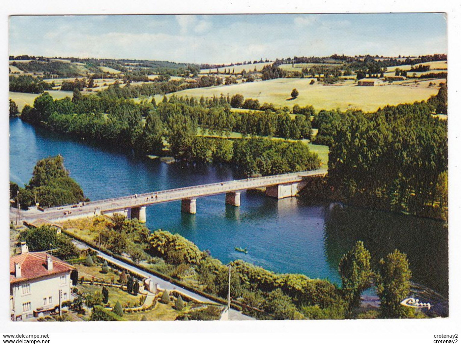86 AVAILLES LIMOUZINE Vue Aérienne Pont Sur La Vienne En 1978 - Availles Limouzine