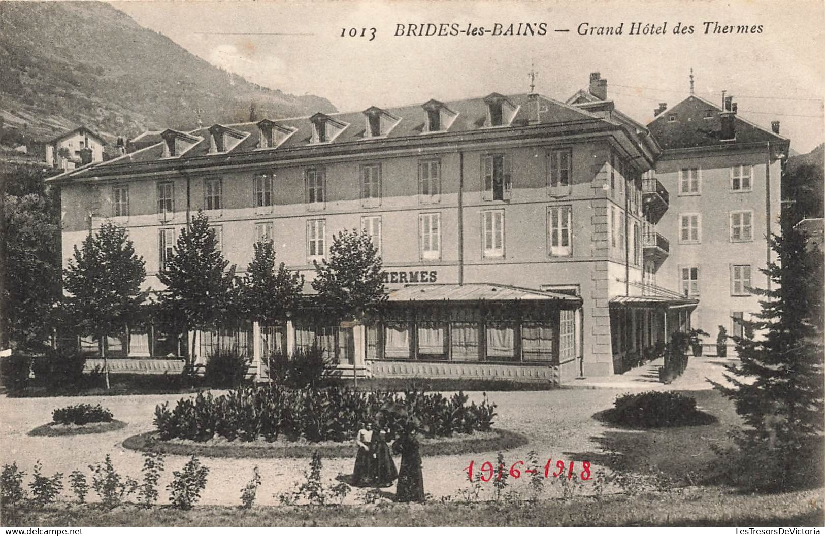 FRANCE - Brides Les Bains - Grand Hôtel Des Thermes - Carte Postale Ancienne - Brides Les Bains