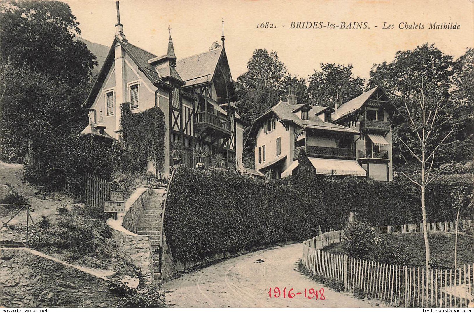 FRANCE - Brides Les Bains - Les Chalets Mathilde - Carte Postale Ancienne - Brides Les Bains