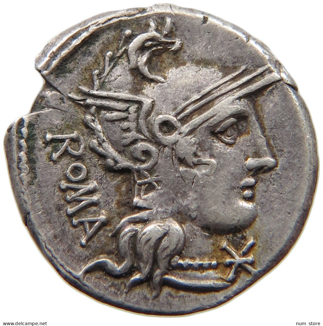 ROME EMPIRE REPUBLIK DENAR  C. CAECILIUS METELLUS CAPRARIUS (125 BC) #MA 009218 - Röm. Republik (-280 / -27)