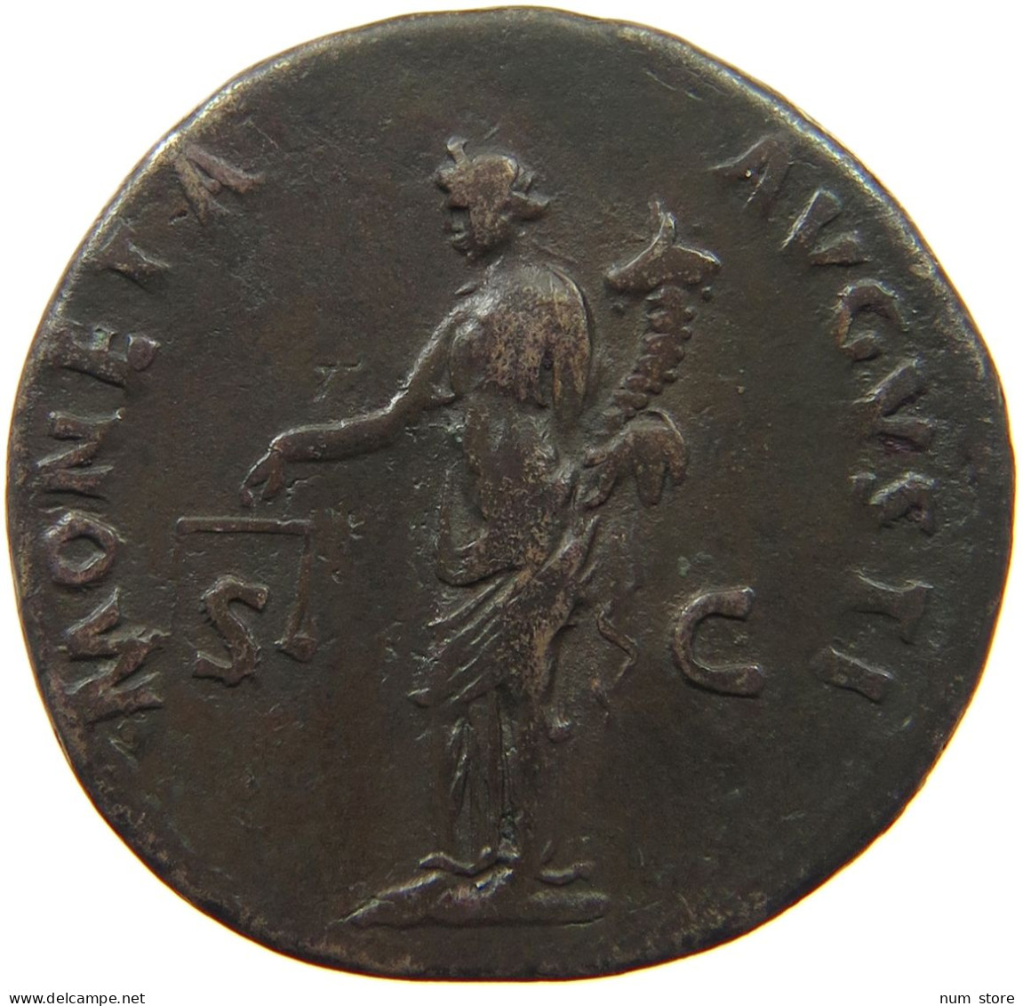 ROME EMPIRE AS 81-96 DOMITIANUS, 81-96 #MA 003965 - The Flavians (69 AD To 96 AD)