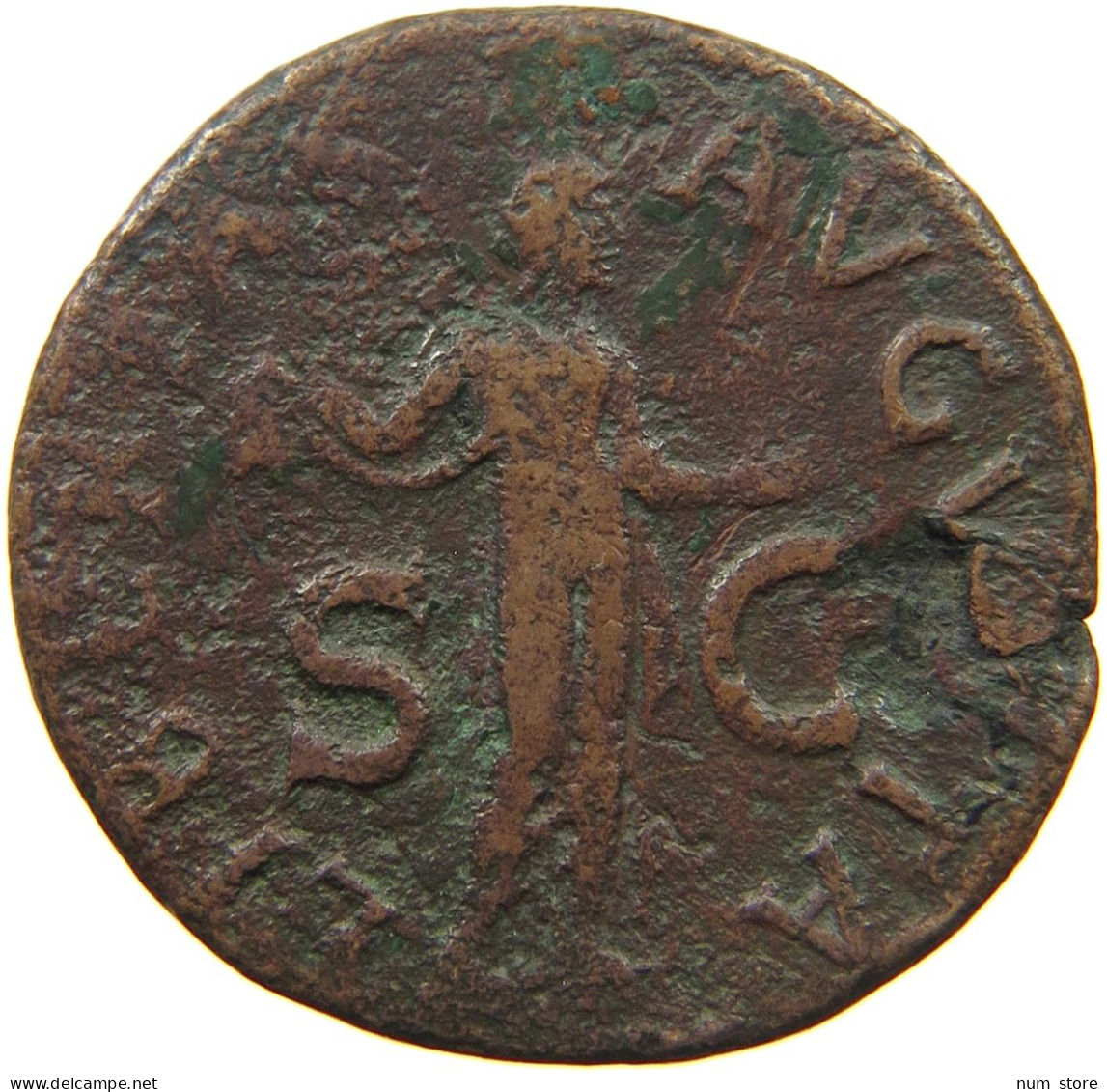 ROME EMPIRE AS  CLAUDIUS I. (41-54) LIBERTAS AUGUSTA SC #MA 009647 - The Julio-Claudians (27 BC Tot 69 AD)