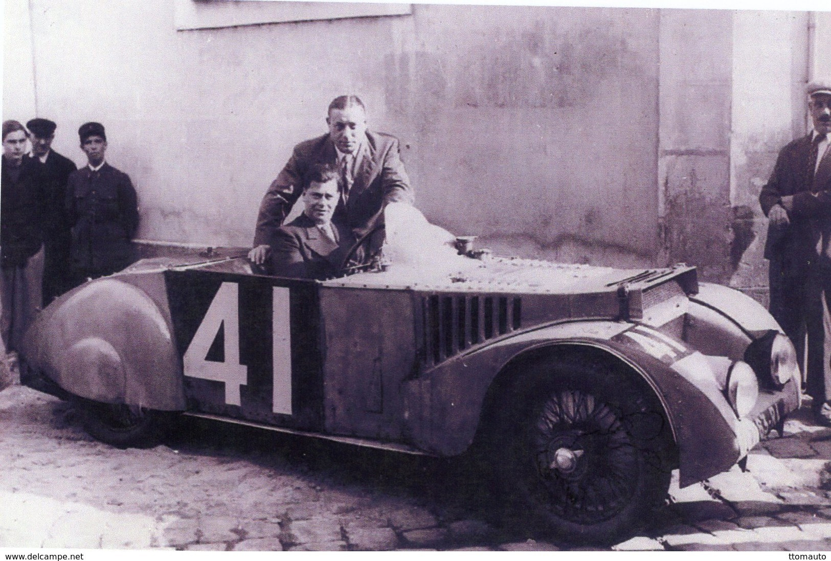 24 Heures Du Mans- Chenard Et Walcker - Concurrents Francaises 1937- Pilotes:Giraud-Cabantous/ Rigoulet -15x10cms PHOTO - Le Mans