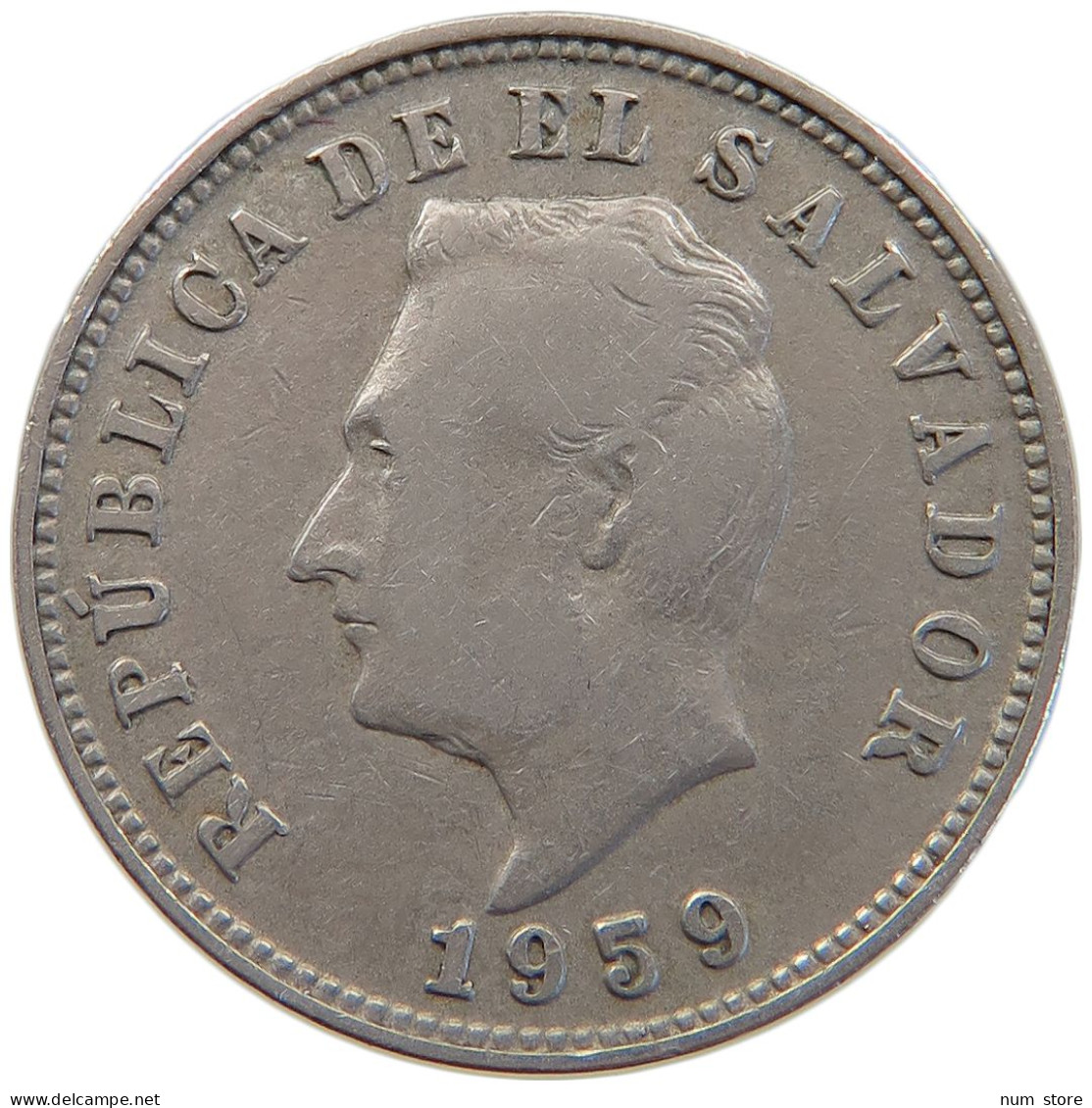 SALVADOR 5 CENTAVOS 1959  #MA 063194 - Salvador