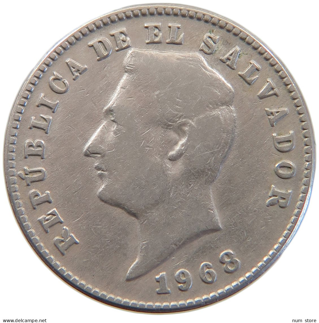 SALVADOR 10 CENTAVOS 1968  #MA 063188 - Salvador