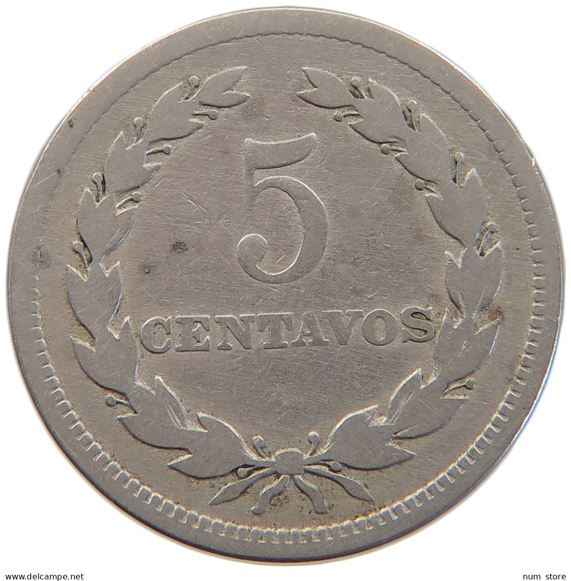 SALVADOR 5 CENTAVOS 1920  #MA 063195 - Salvador