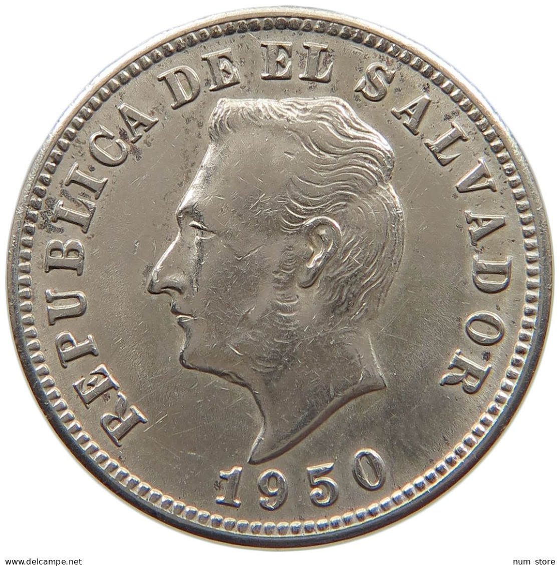 SALVADOR 5 CENTAVOS 1950  #MA 026045 - El Salvador